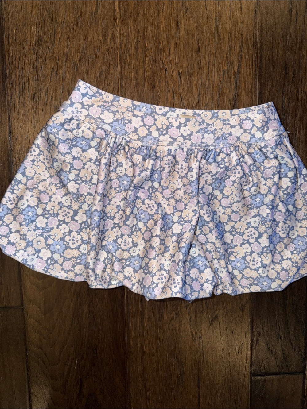 Tullabee kids size 4t Floral Lavender athletic bubble skirt